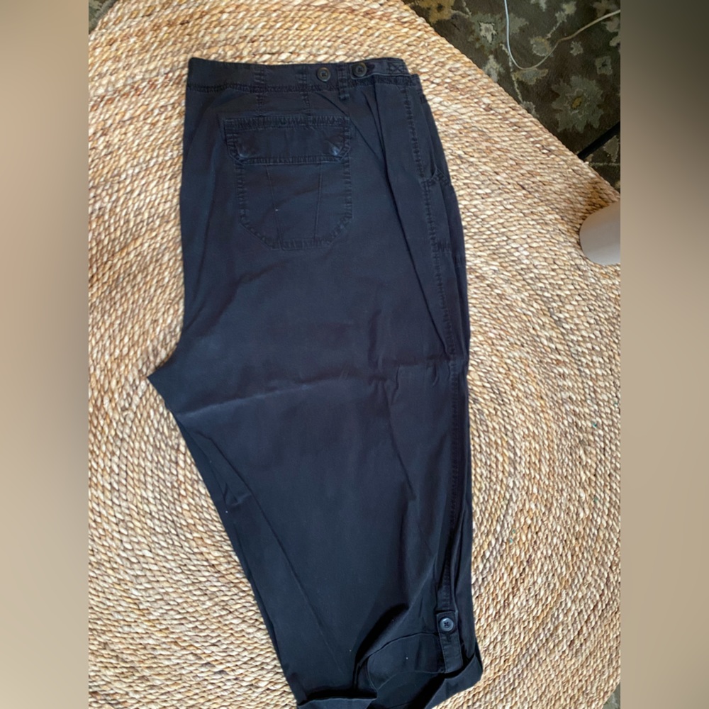 Cato black cropped pants 24W